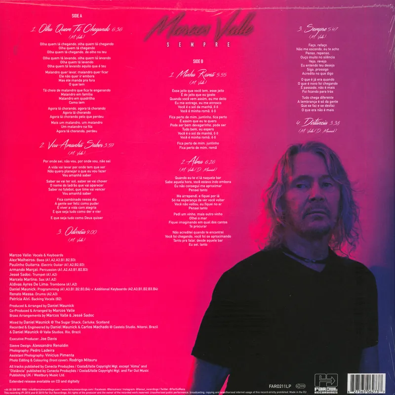 Sempre (180g LP+MP3) LP - Marcos Valle - AsfaltShop.pl