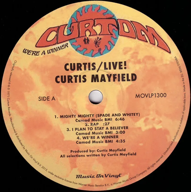 Curtis Mayfield – Live! 2LP Curtis / Live! 2LP - Curtis Mayfield - AsfaltShop.pl