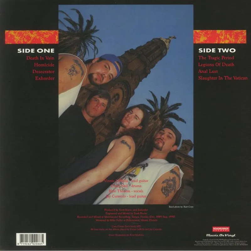 Slaughter In The Vatican (Black Vinyl) LP - Exhorder - AsfaltShop.pl