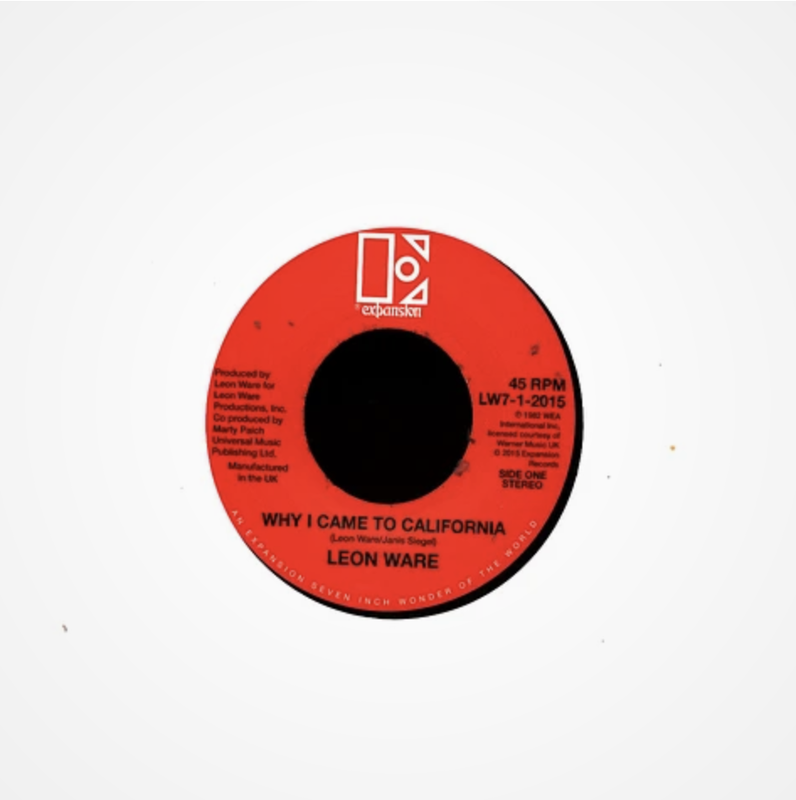Why I Came To California / Rockin' You Eternally 7