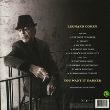 Leonard Cohen - LP Leonard Cohen - You Want It Darker